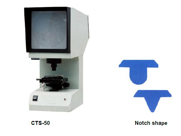 CST-50 Impact Specimen Gap Projector for examine the tested gap
